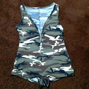 Camo one piece